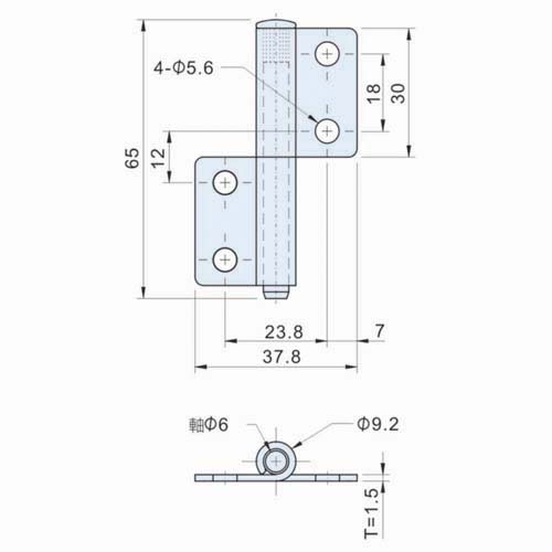 Lift off Hinge